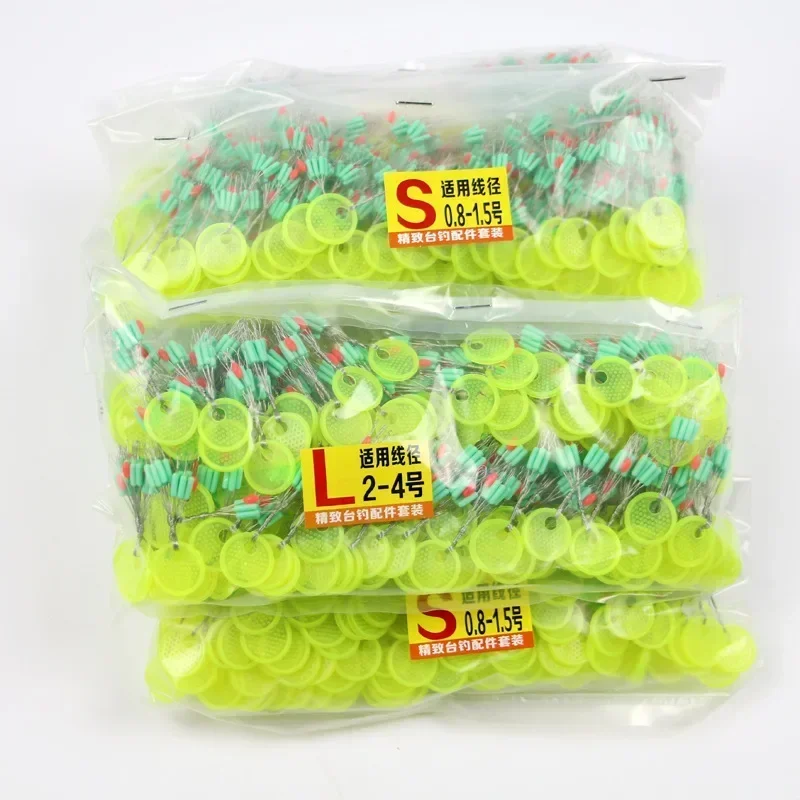 90 Uds., 10 grupos, granos espaciales de goma de alta calidad, carpa marina, equipo de pesca con mosca, tapón ovalado, flotador de pesca, accesorios de pesca - imagen 3