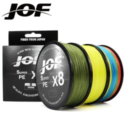 JOF Sedal Trenzado 8 Hebras Pesca Carpa Resistente Duradero