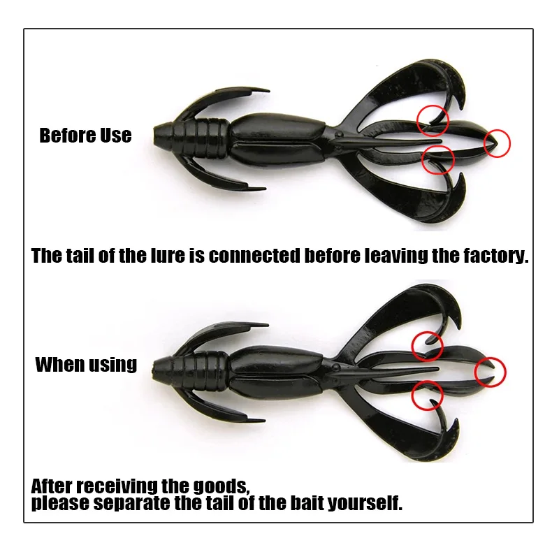 KEITECH Japón Original Crazy Flapper forma de camarón gusanos personalizados 2,4-4,4 pulgadas 2,1-12g señuelo de pesca de acción realista definitiva - imagen 4