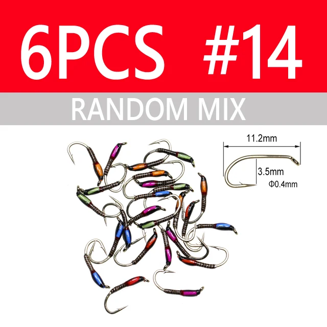 6PCS MIX SZ14
