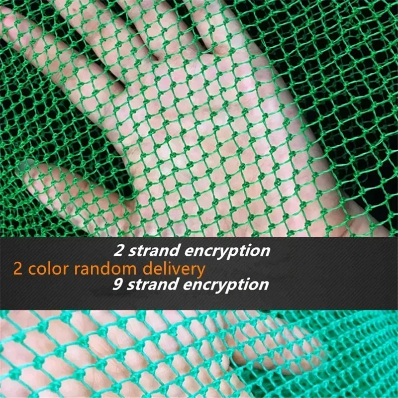 POUI COME DREAM fuerte acero inoxidable doble círculo 20cm-40cm red de aterrizaje de cabeza malla pequeña red de pesca de nailon de secado rápido - imagen 4