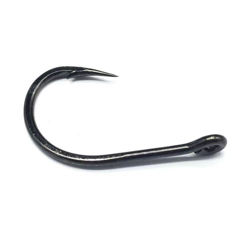 Anzuelos Mustad originales de Noruega 10827 anzuelo de mar 4X fuerte Pesca cebo vivo tablero de hierro con púas anzuelo Jigbait Angeln garra Anzol - imagen 3