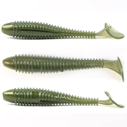 PEAK Señuelos blandos de silicona 5-7 cm pesca marina - Swimbait PVA
