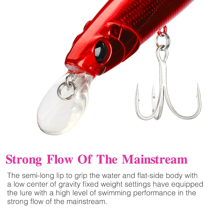 TSURINOYA 4 Uds nuevo COLOR hundimiento Minnow 110S DW77 110mm 22g señuelo de pesca de fundición larga trucha grande lubina pesca en mar cebo duro - imagen 3