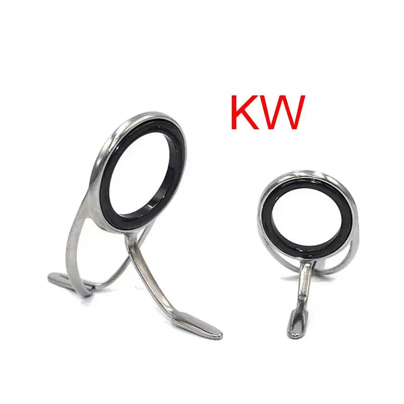 SG18 SG00 SG000 KW caña de pescar de fundición de Surf de larga distancia guía lateral KW guías anillos 8 #   10 #   12 #   16 #   20 #   25 #   30 # - imagen 2