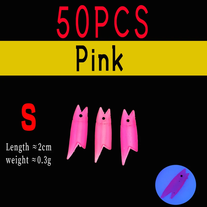 50pcs S Pink