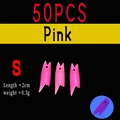 50pcs S Pink