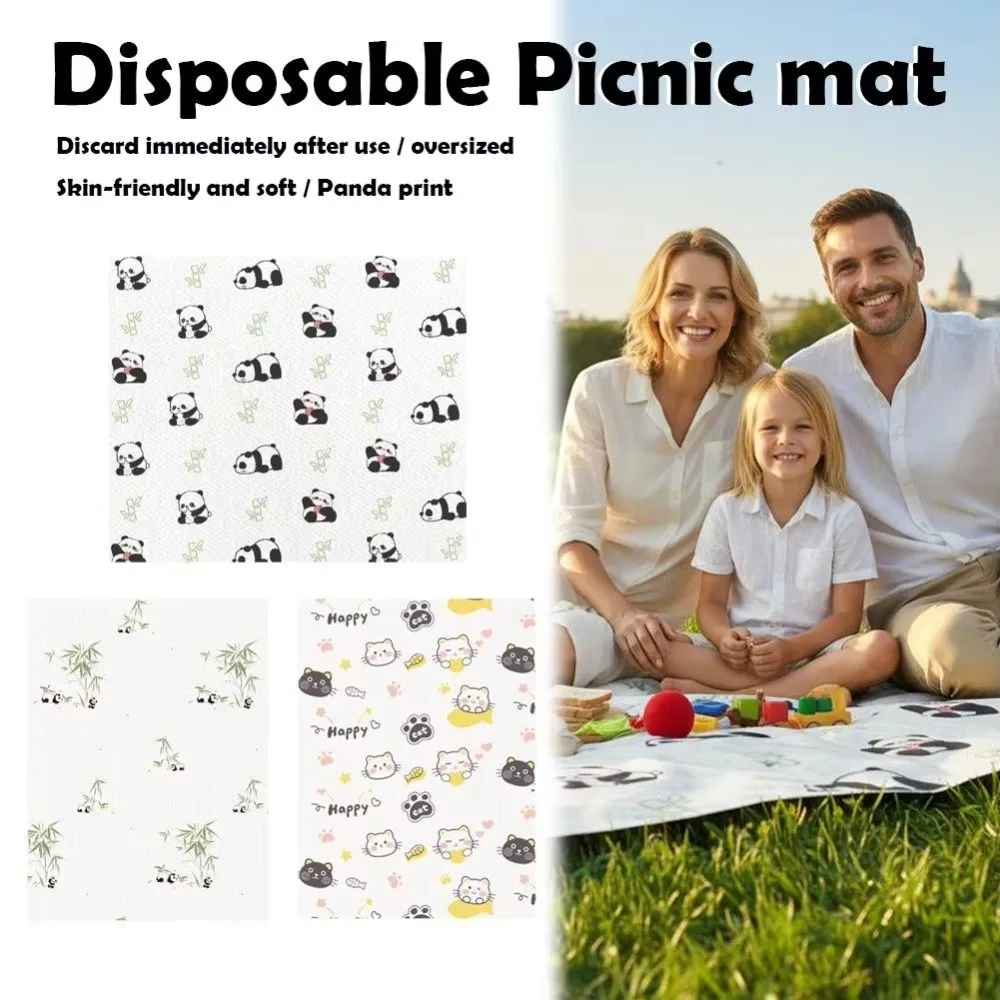 Manta de picnic desechable extra gruesa – Impermeable y con anclajes para exterior - imagen 4