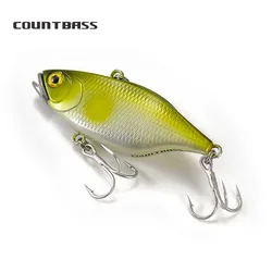 COUNTBASS 60mm 11,7g Wobblers de vibración Crankbaits sin labios Señuelos de pesca de pescador Hardbaits para Lucio