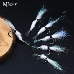 MNFT Señuelo Mosca Camarón – Imitación en Seda de Hielo y Plumas