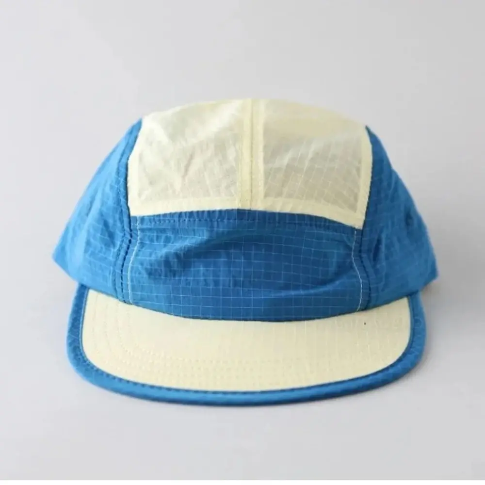 Gorra de béisbol a juego de colores, sombreros de verano de ala plana de secado rápido para hombres, ala suave de 5 paneles, sombrero para senderismo y acampada, hombres y mujeres - imagen 4