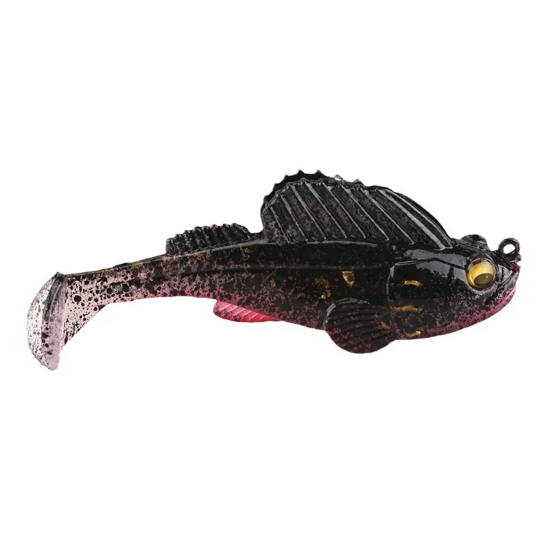 Pez saltarín envuelto en plomo, cebo de pesca de fondo Anti colgante, pez mandarín, bagre negro, cebo falso - imagen 5