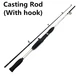 White Cast Rod