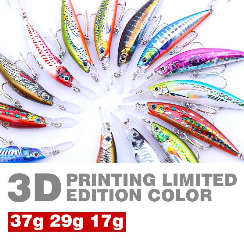 Señuelo minnow Fjord 29 g impresión 3D edición limitada mar - imagen 3