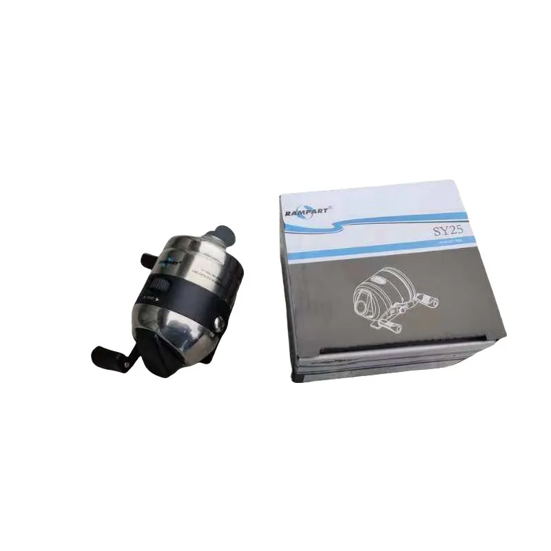 Carrete de pesca Spincast SY25, señuelo de doble Manivela para exteriores, tirachinas, tiro de pescado con nailon 5 # - imagen 3