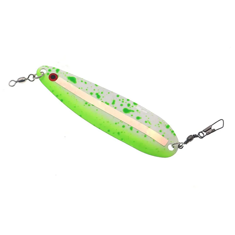 Señuelo de pesca de curricán de fundición larga, 24g, 11cm, plantilla de metal, cuchara, Spinner, pesca intermitente, 1 Uds. - imagen 3