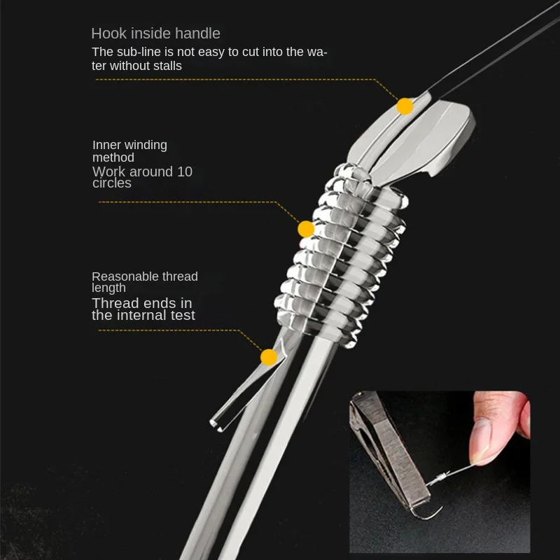 Juego de anzuelos de pesca de bagre, señuelo de pesca de trucha de Río, ganchos compensados, doble gancho de pescado japonés, accesorio gemelos originales, Clip de venta en el mar - imagen 4