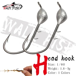 Cabezabombas Ned Rig Walk Fish 1,8‑5 g – Ideal para lubina