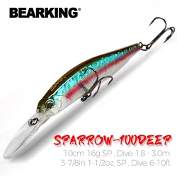 Wobbler Minnow Bearking 10cm – Fundición larga