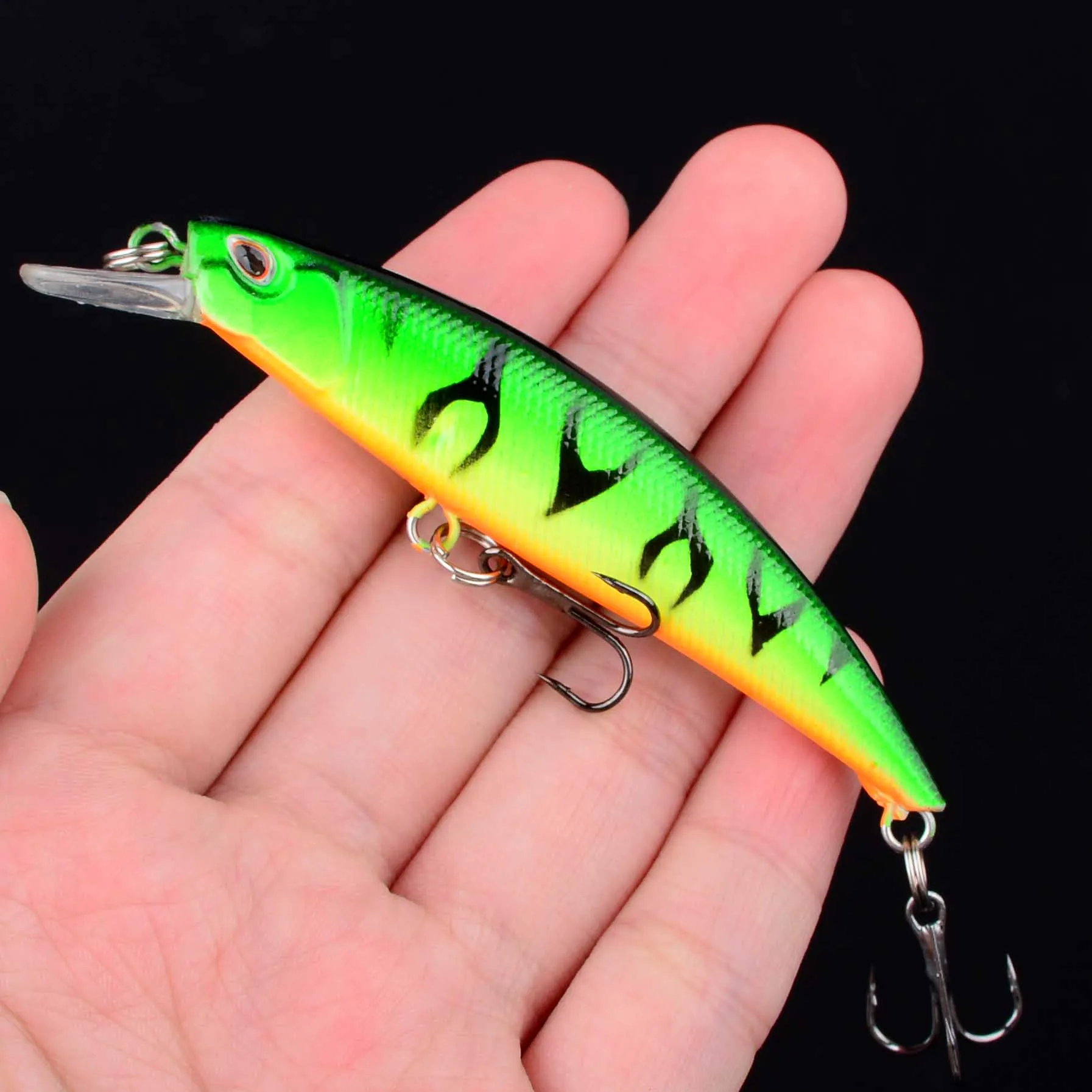Señuelo duro Crankbait Minnow – Wobbler para lubina y trucha - imagen 4