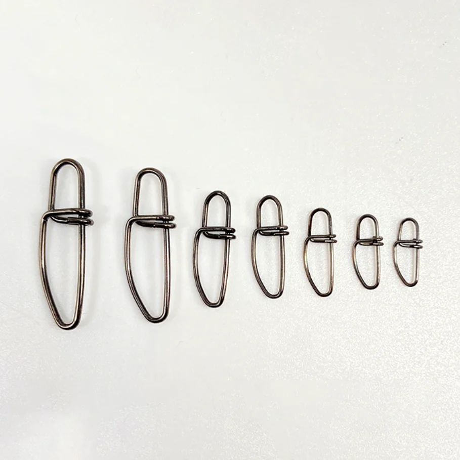 Conector de pesca de 10/50/100 Uds., rodamiento de pasador de acero inoxidable, pasadores giratorios, accesorios de conector sólido, aparejos de equipo - imagen 3