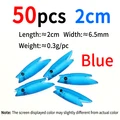 50pcs blue 2cm