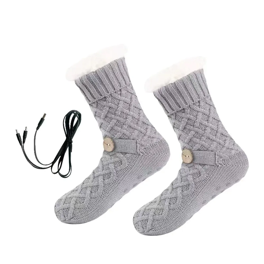Calcetines térmicos USB pesca – Calentamiento rápido invierno - imagen 2