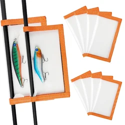 Envolturas para señuelos de pesca, cubiertas duraderas de PVC transparente para anzuelos de pesca, Protector de almacenamiento de cebo, bolsa de pesca para equipo de agua salada, 4 Uds.