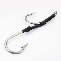 Pack Anzuelos Doble Acero Inoxidable 5/0-12/0 para Barco