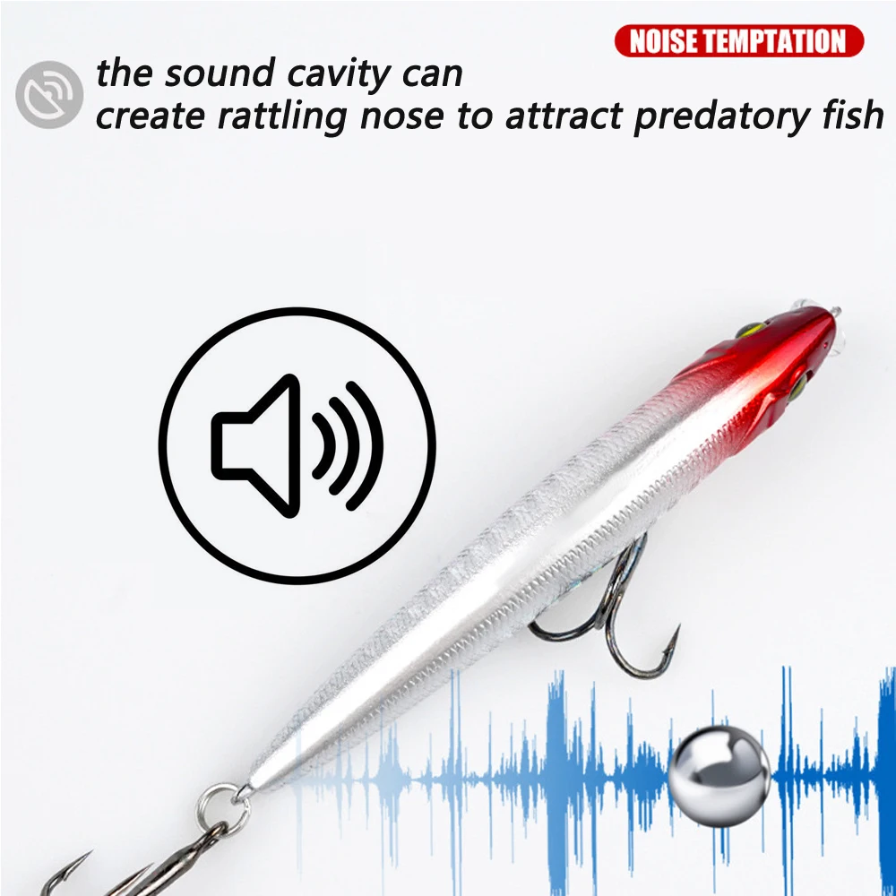 Minnow de hundimiento lento rodante, 12g, Wobbler, Pesca Swimbait, cebo de silicona de fundición larga, aparejos, Lucio, anzuelo, señuelo de Pesca de mar, Jerkbait - imagen 4