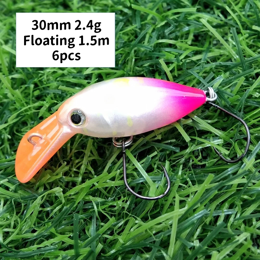 Swolfy Señuelo Crankbait Flotante Minnow para Trucha - imagen 4