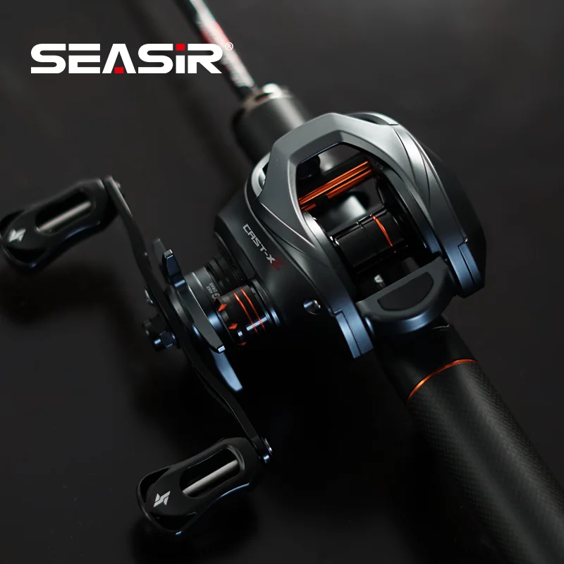 SEASIR Cast-X2 Carrete Baitcasting de Alta Velocidad