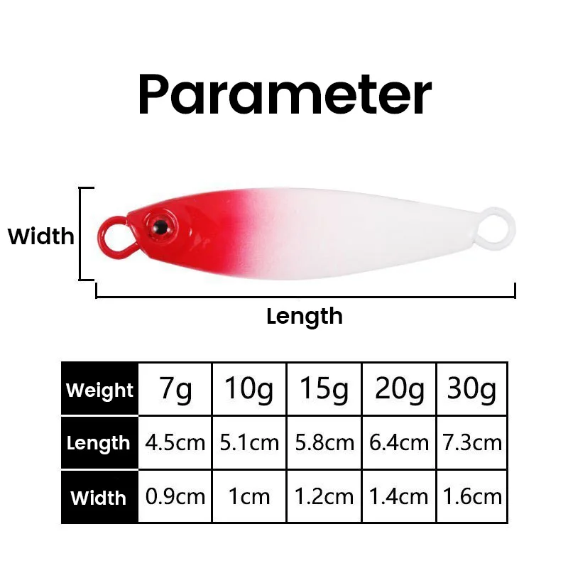 Bazooka-señuelo luminoso de pesca, cebo Artificial de lubina con anzuelos triples - imagen 5