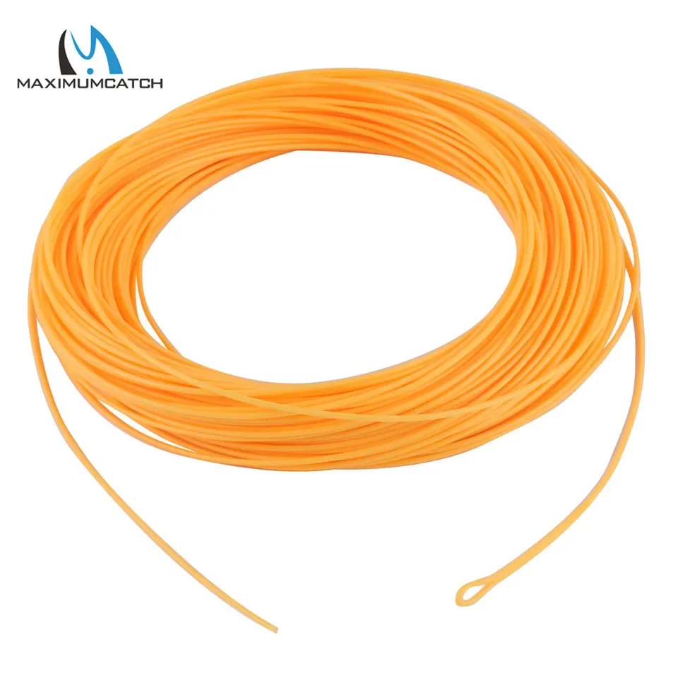MAXCATCH Línea flotante con bucle frontal – Naranja y verde lima - imagen 2