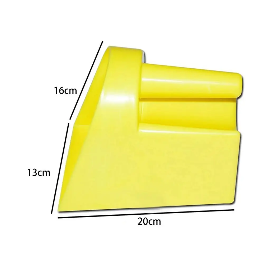 Cuchara de alimentación de plástico apilable, cuchara de grano grueso, pala de comida grande reutilizable para caballos, hogares, 1 Uds. - imagen 3