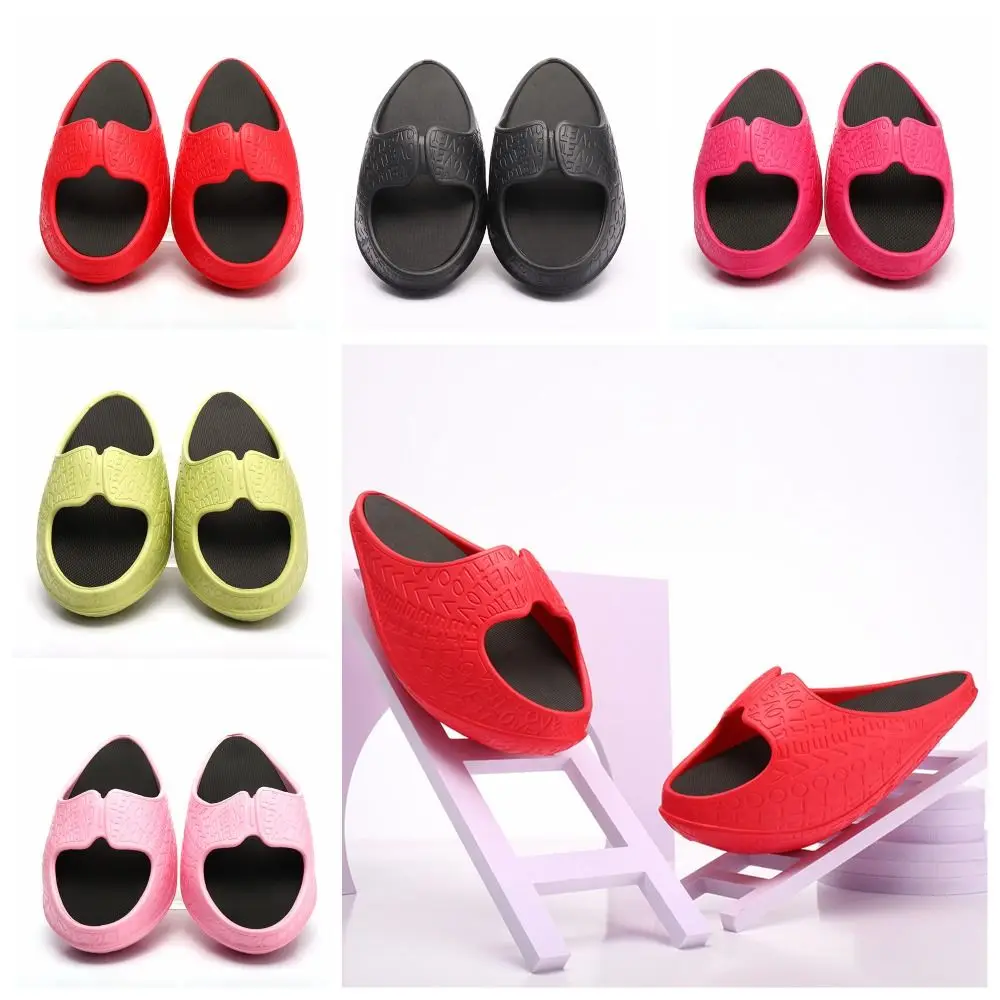 1 par de zapatillas moldeadoras de cuerpo para mujer, sandalias con estiramiento de pantorrilla mecedora en el tobillo, zapatos de equilibrio, zapatilla mecedora con plataforma de cuña - imagen 5