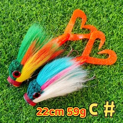 Cebo Duro Ratón Luya 22cm Cola Horquilla – Hundido 36g/59g