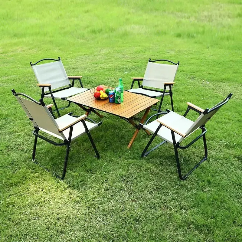 Silla plegable de pesca portátil para exteriores, taburete plegable de alta densidad con soporte de aleación de aluminio Oxford, carga de 120kg, ideal para acampar y Picnic - imagen 5