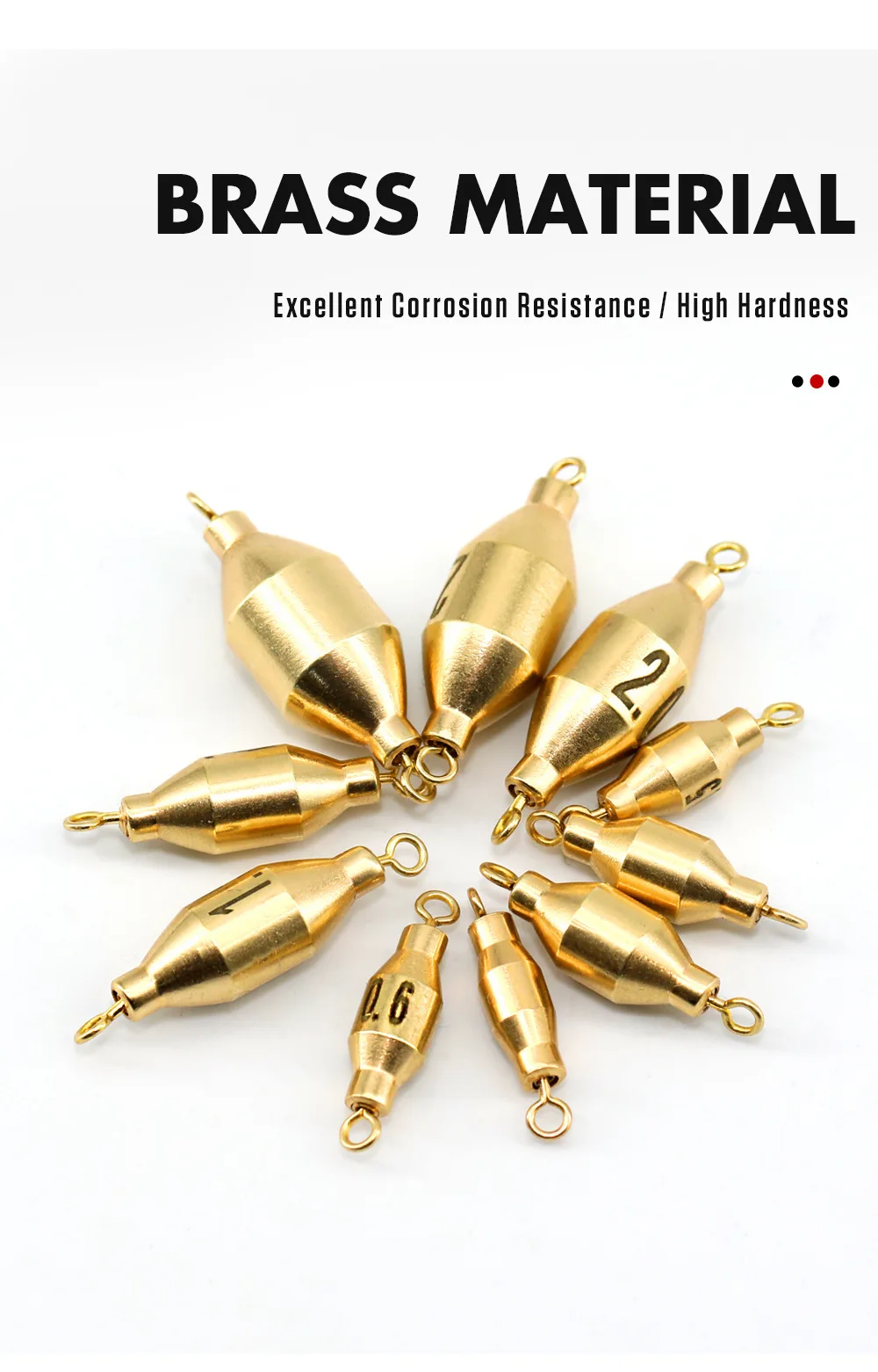 Material de latón duradero y para todas sus necesidades