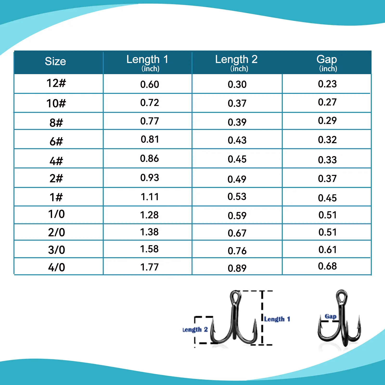 9KM 4X anzuelos triples de pesca 10 ~ 30 Uds. Anzuelos de pesca de repuesto afilados de acero rico en carbono, señuelos duros, trucha, pez azul, salmón - imagen 3