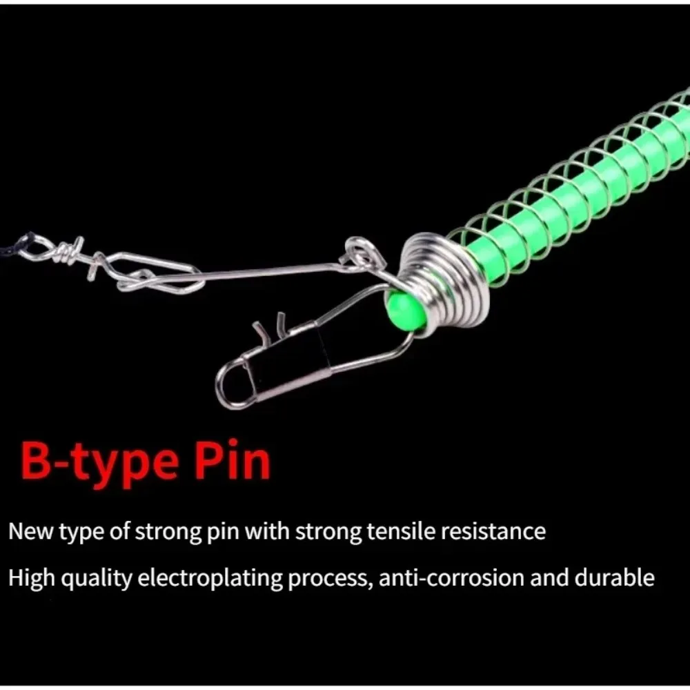 Mecanismo de disparo, anzuelo de pesca automático con resorte, anzuelo de eyección automático, soporte para cebo - imagen 4