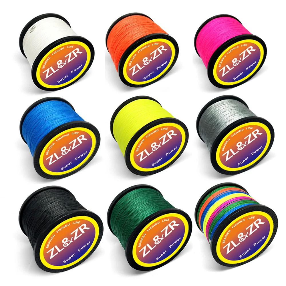 Línea de pesca de PE de 4 hebras trenzada súper fuerte 10LB-85LB para lago y mar 100M 100% alambre tejido multifilamento - imagen 3