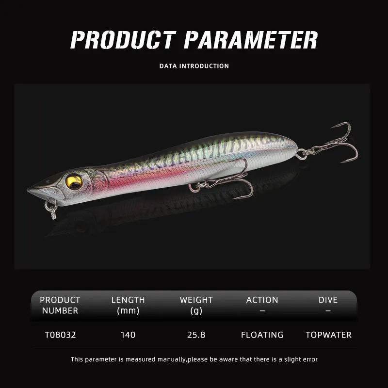 Popper Magic Works 140mm – Señuelo topwater flotante para lucio - imagen 4