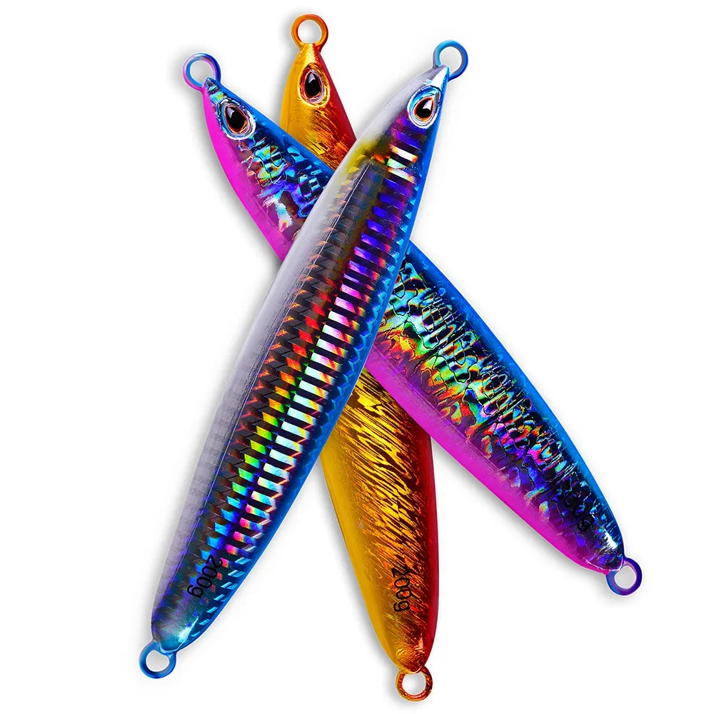 Señuelos de pesca con plantilla de Metal, 150mm, 200g, sin tierra, plantilla de paso lento, cuchara de Jigging Vertical súper dura, aparejos de pesca - imagen 3