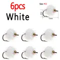 6pcs White