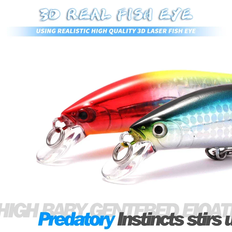 105mm 18g MOOKZZ Mejor Precio Suspensión Minnow RiprizerJerking cebo Señuelos de Pesca cebos artificiales aparejos - imagen 3
