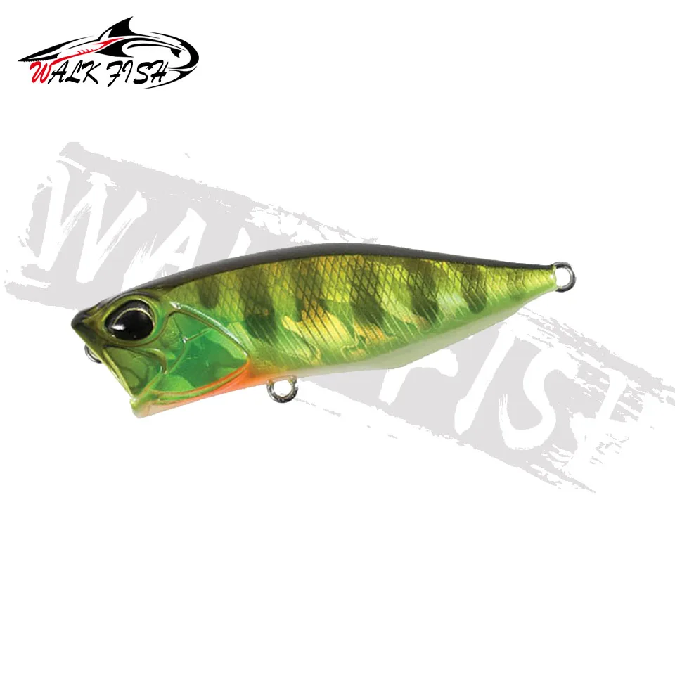 WALK FISH-Señuelos de Pesca flotantes, cebo duro de 64mm, 9g, ojos 3D, Topwater, lubina, trucha, Lucio, Wobblers artificiales, 1 piezas - imagen 3