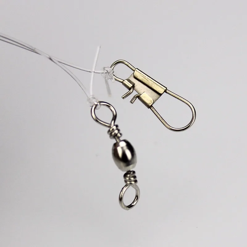 Nueva cola larga atada brillo pez señuelo aparejos de pesca cuerda de acero al carbono gancho luminoso nadar suave cebo gancho portátil - imagen 3