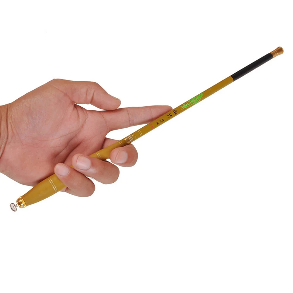 Mini caña de pescar portátil ultraligera, fibra de carbono, telescópica, ajustable, vaina para agua salada - imagen 2