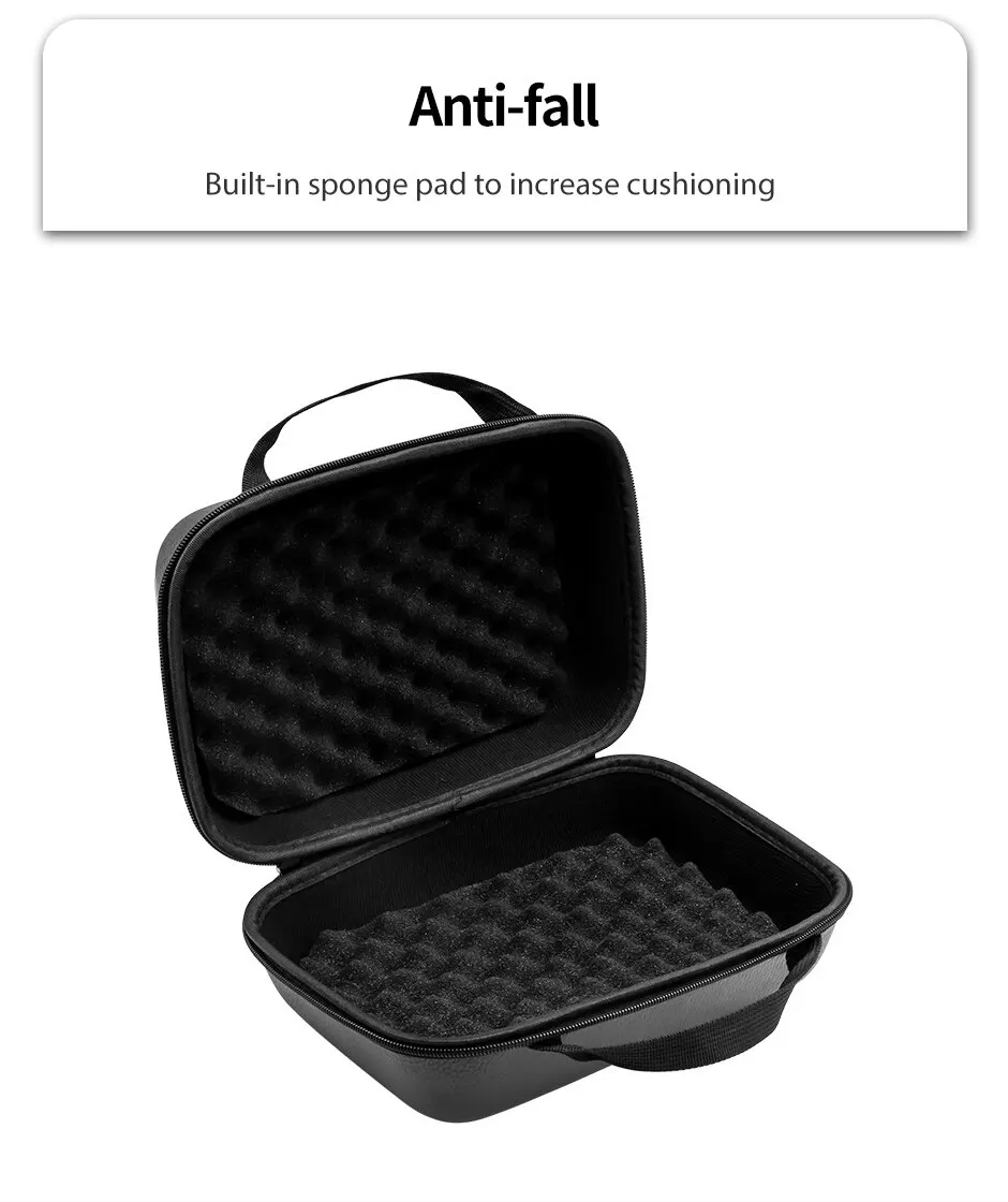 Funda de carrete de spinning, funda de PU, bolsa de pesca M L a prueba de golpes, estuche de almacenamiento de pesca impermeable para 1 o 2 carrete de pesca - imagen 4